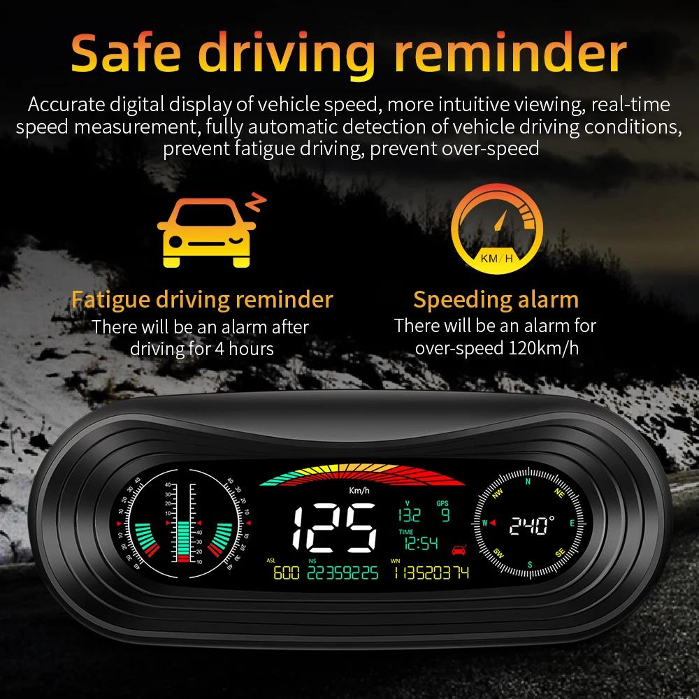 P18 GPS HUD  跮, ε  ÷, ڵ ڵ  ӵ, ׶Ʈ 跮 ˶,   4x4 